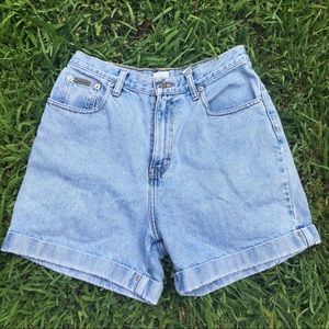 calvin klein mom shorts high waisted